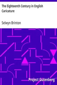 The Eighteenth Century in English Caricature — Selwyn Brinton cover