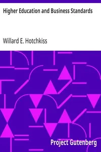 Higher Education and Business Standards cover