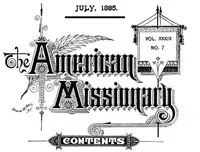 The American Missionary — Volume 39, No. 07, July, 1885 — Various cover