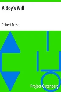 A Boy's Will — Robert Frost cover