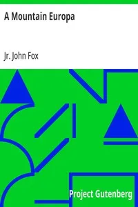 A Mountain Europa — John, Jr. Fox cover