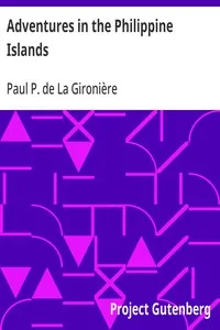 Adventures in the Philippine Islands cover