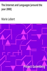 The Internet and Languages [around the year 2000] — Marie Lebert cover