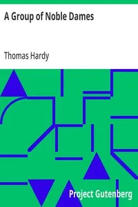 A Group of Noble Dames — Thomas Hardy cover