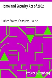Homeland Security Act of 2002: Updated Through October 14, 2008 cover