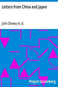 Letters from China and Japan — John Dewey cover
