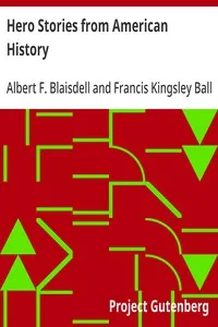 Hero Stories from American History: For Elementary Schools cover