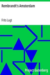 Rembrandt's Amsterdam — Frits Lugt cover