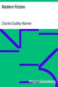 Modern Fiction — Charles Dudley Warner cover