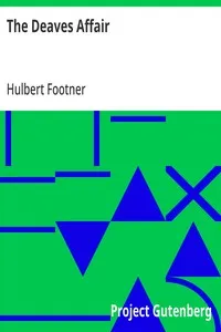The Deaves Affair — Hulbert Footner cover