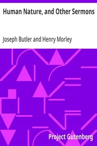 Human Nature, and Other Sermons cover