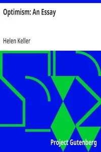 Optimism: An Essay — Helen Keller cover