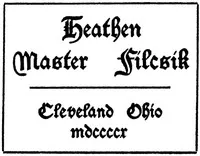 Heathen Master Filcsik cover