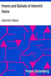 Poems and Ballads of Heinrich Heine cover