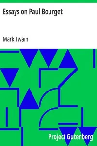 Essays on Paul Bourget cover
