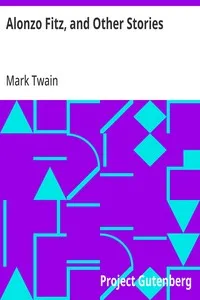 Alonzo Fitz, and Other Stories — Mark Twain cover