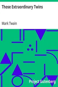 Those Extraordinary Twins — Mark Twain cover