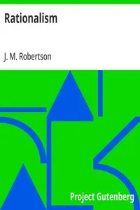 Rationalism — J. M. (John Mackinnon) Robertson cover