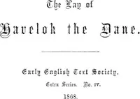 The Lay of Havelok the Dane — Anonymous cover