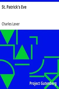 St. Patrick's Eve — Charles Lever cover