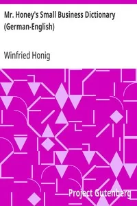 Mr. Honey's Small Business Dictionary (German-English) cover