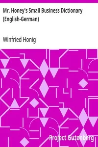 Mr. Honey's Small Business Dictionary (English-German) — Winfried Honig cover