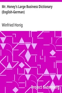 Mr. Honey's Large Business Dictionary (English-German) — Winfried Honig cover