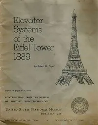 Elevator Systems of the Eiffel Tower, 1889 cover