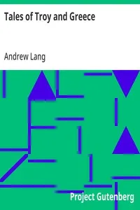Tales of Troy and Greece — Andrew Lang cover