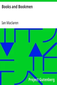 Books and Bookmen — Ian Maclaren cover