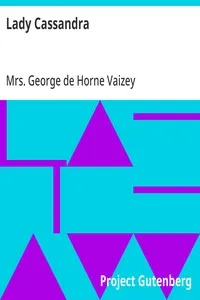 Lady Cassandra — George de Horne, Mrs. Vaizey cover