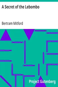 A Secret of the Lebombo — Bertram Mitford cover