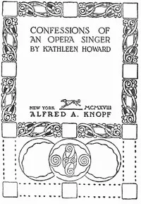 Confessions of an Opera Singer cover