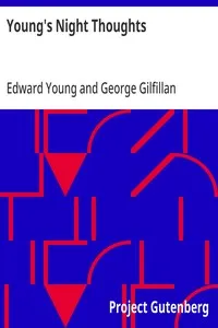 Young's Night Thoughts: With Life, Critical Dissertation and Explanatory Notes — Edward Young cover