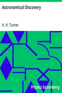 Astronomical Discovery — H. H. (Herbert Hall) Turner cover