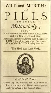 Wit and Mirth: or Pills to Purge Melancholy, Vol. 6 of 6 — Anonymous cover