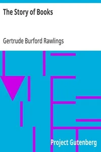 The Story of Books — Gertrude Burford Rawlings cover