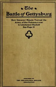 Reply of the Philadelphia Brigade Association to the Foolish and Absurd Narrative of Lieutenant Frank A. Haskell — Philadelphia Brigade Association cover