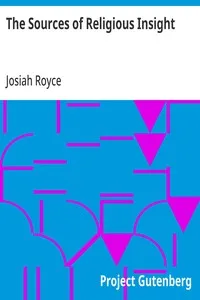 The Sources of Religious Insight cover