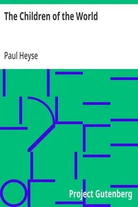 The Children of the World — Paul Heyse cover