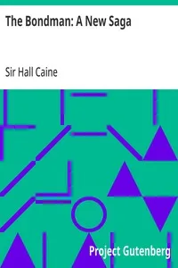 The Bondman: A New Saga — Hall, Sir Caine cover