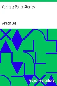 Vanitas: Polite Stories — Vernon Lee cover