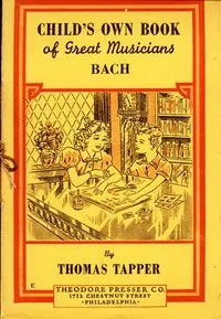 Johann Sebastian Bach : The story of the boy who sang in the streets — Thomas Tapper cover