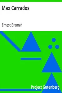 Max Carrados — Ernest Bramah cover