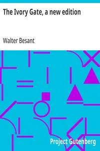 The Ivory Gate, a new edition — Walter Besant cover