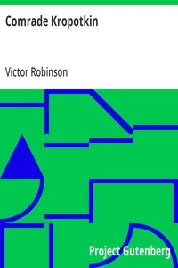 Comrade Kropotkin — Victor Robinson cover