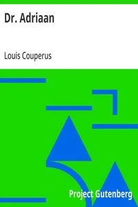 Dr. Adriaan — Louis Couperus cover