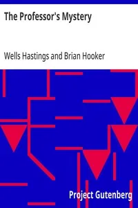 The Professor's Mystery — Wells Hastings cover