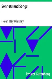 Sonnets and Songs — Helen Hay Whitney cover