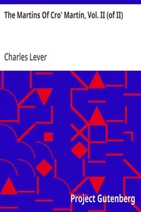 The Martins Of Cro' Martin, Vol. II (of II) — Charles Lever cover